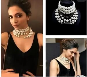 Oxicraft Trending Deepika Pearl Gold Set